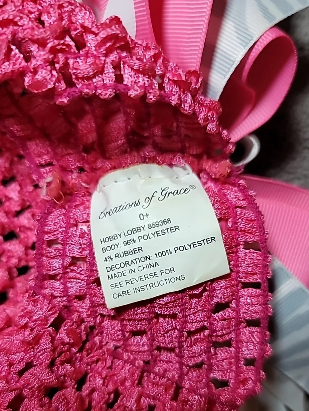 Pink & White Girls' Layered Bow Headband - Baby Hair Accessory